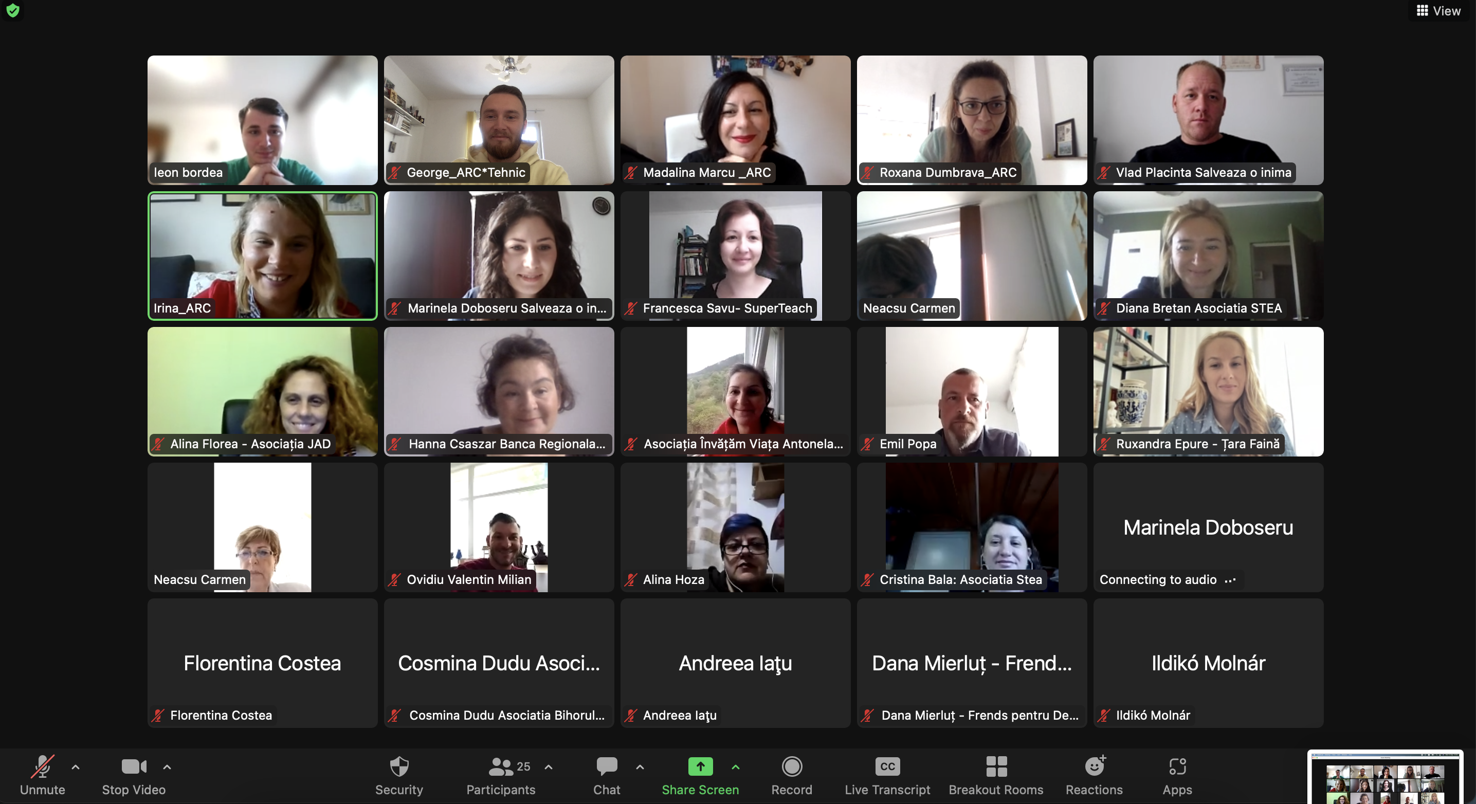 Lista participanti_video_Cafeneaua de FR